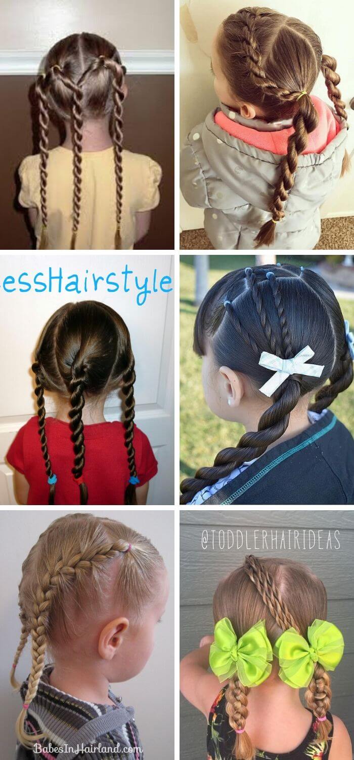 Triple Twist with Braided pigtails