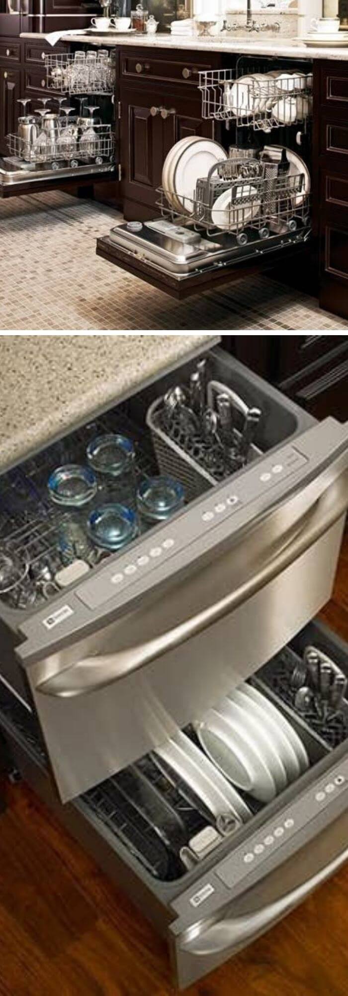 Make space for two dishwashers except for one