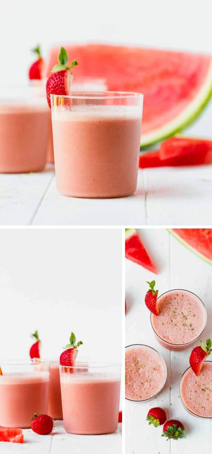 Watermelon protein smoothie
