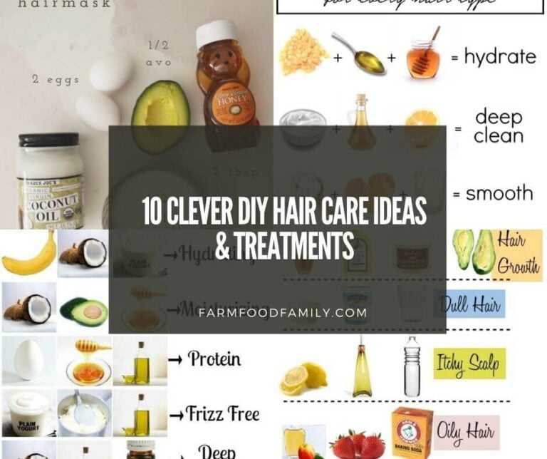 10 Clever DIY Hair Care Ideas & Treatments