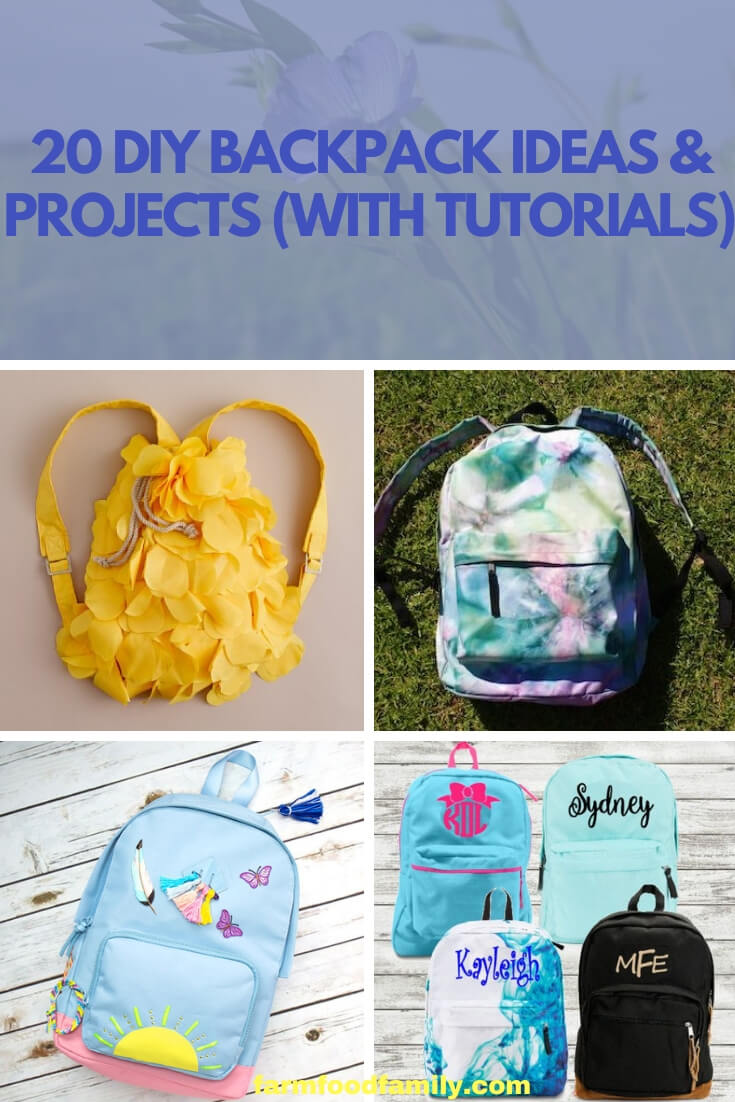 DIY Backpack Ideas Projects