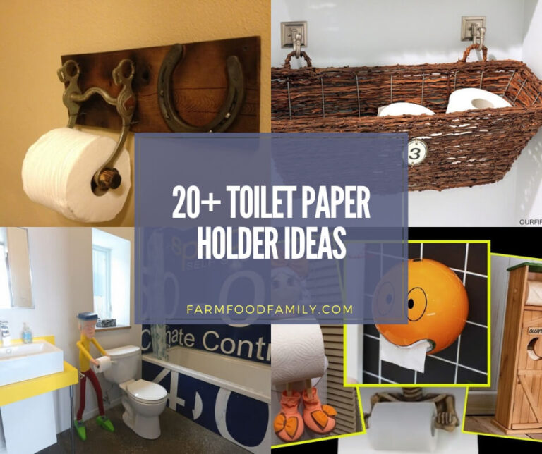 20+ Toilet Paper Holder Ideas and Projects