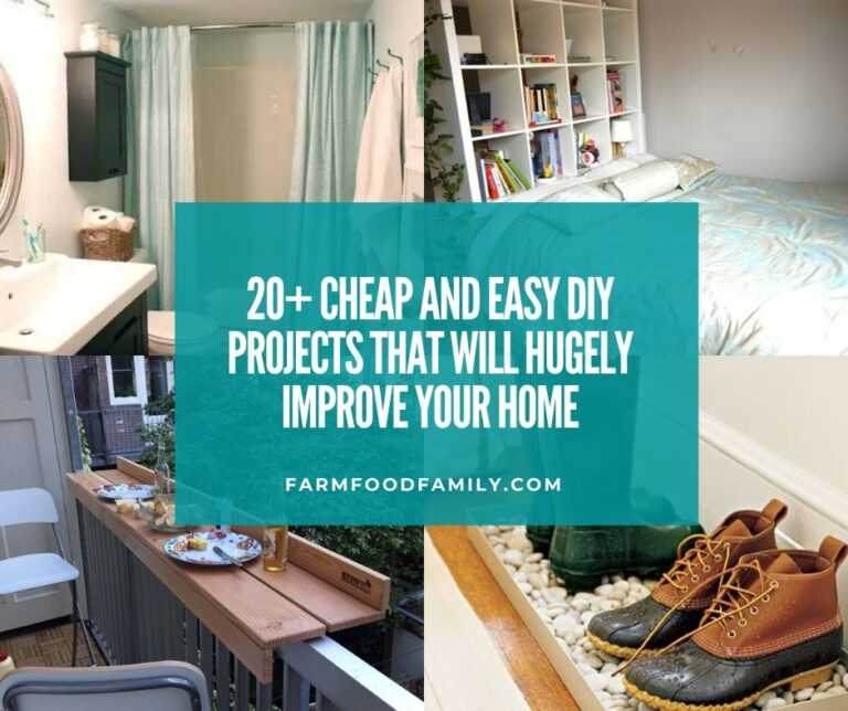 20+ Cheap and Easy DIY Projects That Will Vastly Improve Your Home