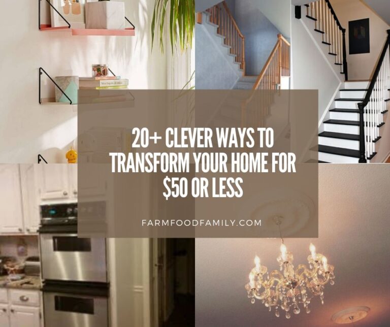 20 Clever Ways to Transform Your Home for $50 Or Less