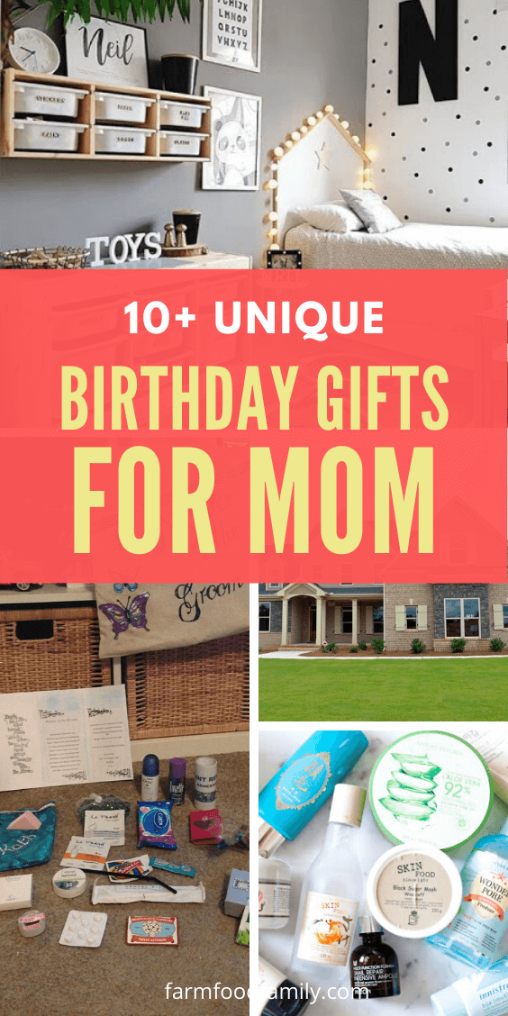 unique birthday gifts for mom