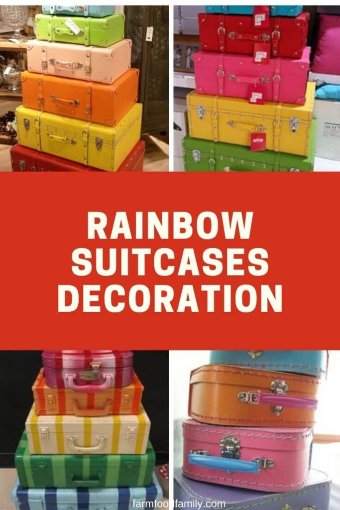1 DIY Decorating Ideas With Repurposed Old Suitcases