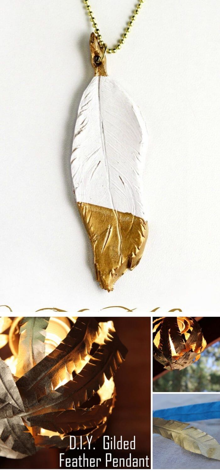 11 Lovely DIY Feather Craft Ideas and Projects