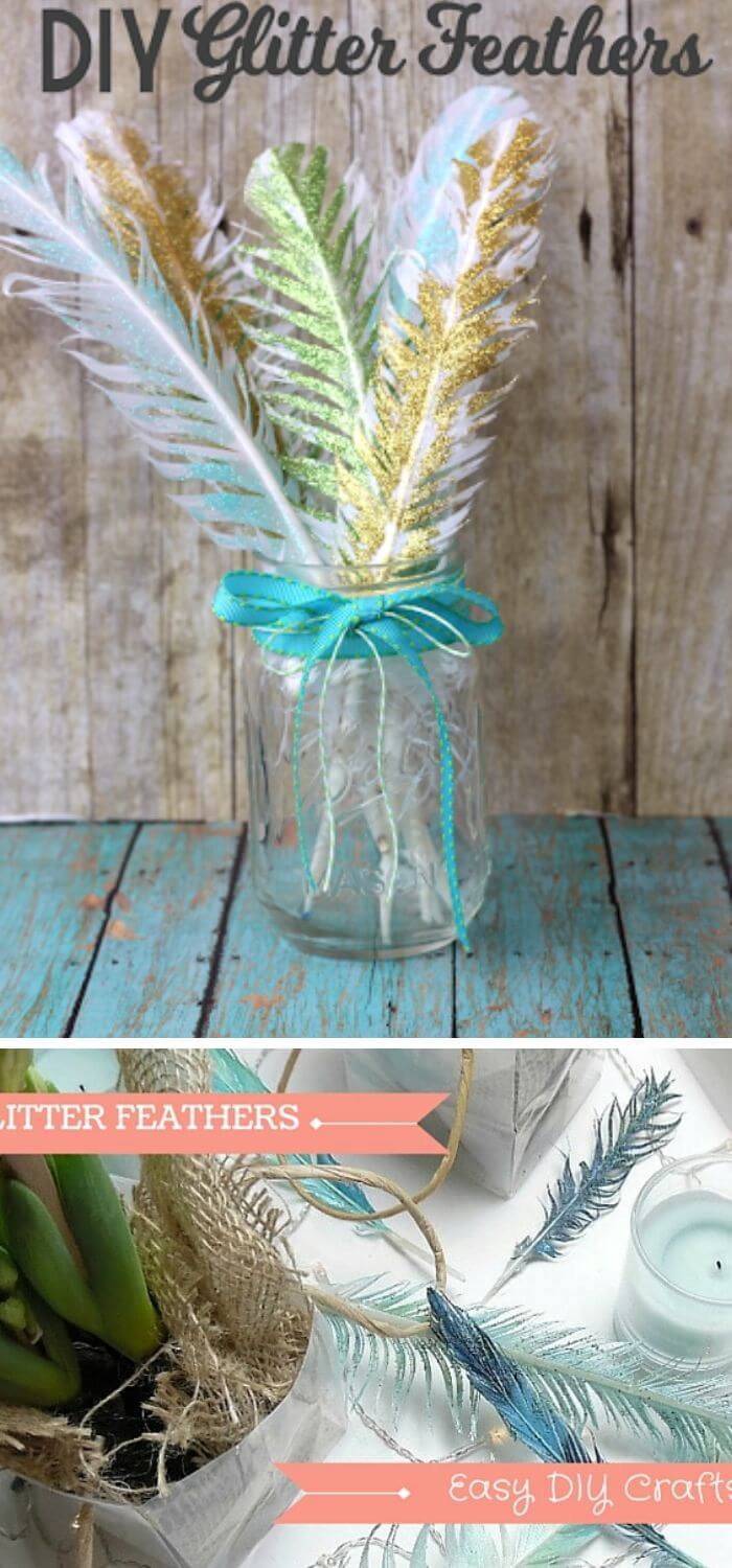 17 Lovely DIY Feather Craft Ideas and Projects