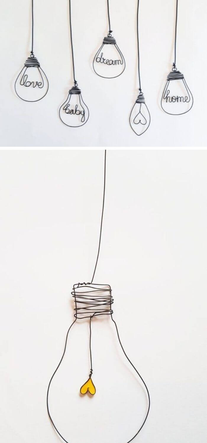 18 Creative DIY Wire Art Ideas Designs