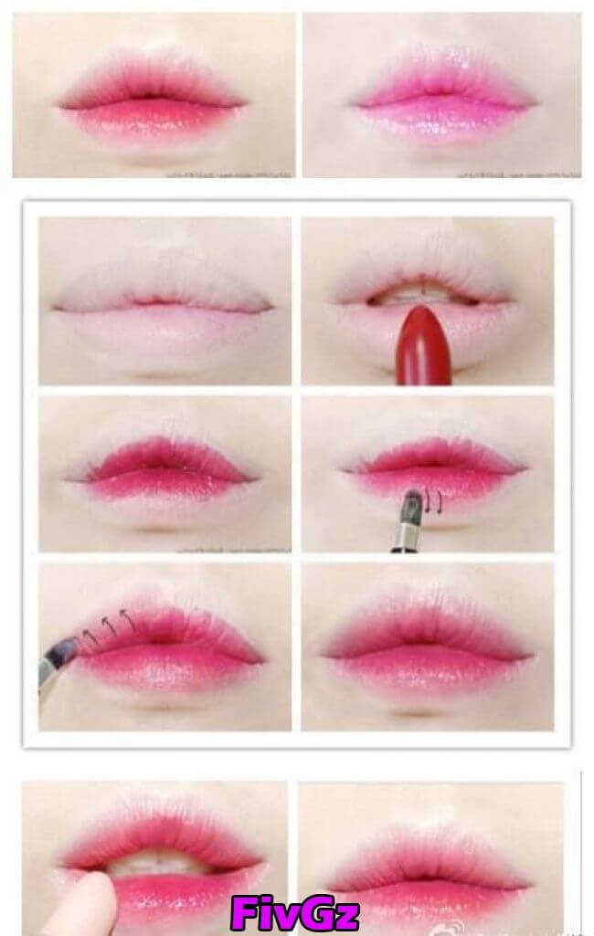 18 Creative Lipstick Tutorials and Lip Art Ideas