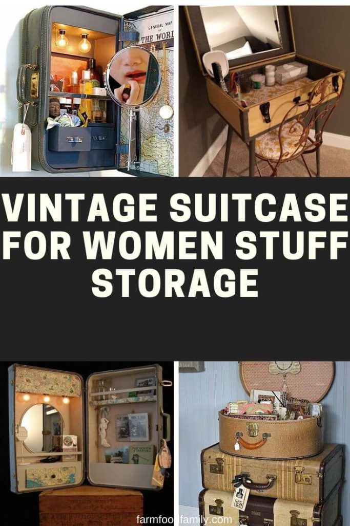 21 DIY Decorating Ideas With Repurposed Old Suitcases