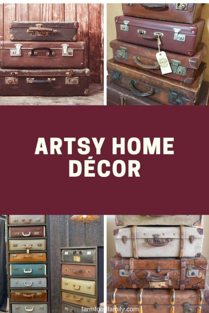 25 DIY Decorating Ideas With Repurposed Old Suitcases