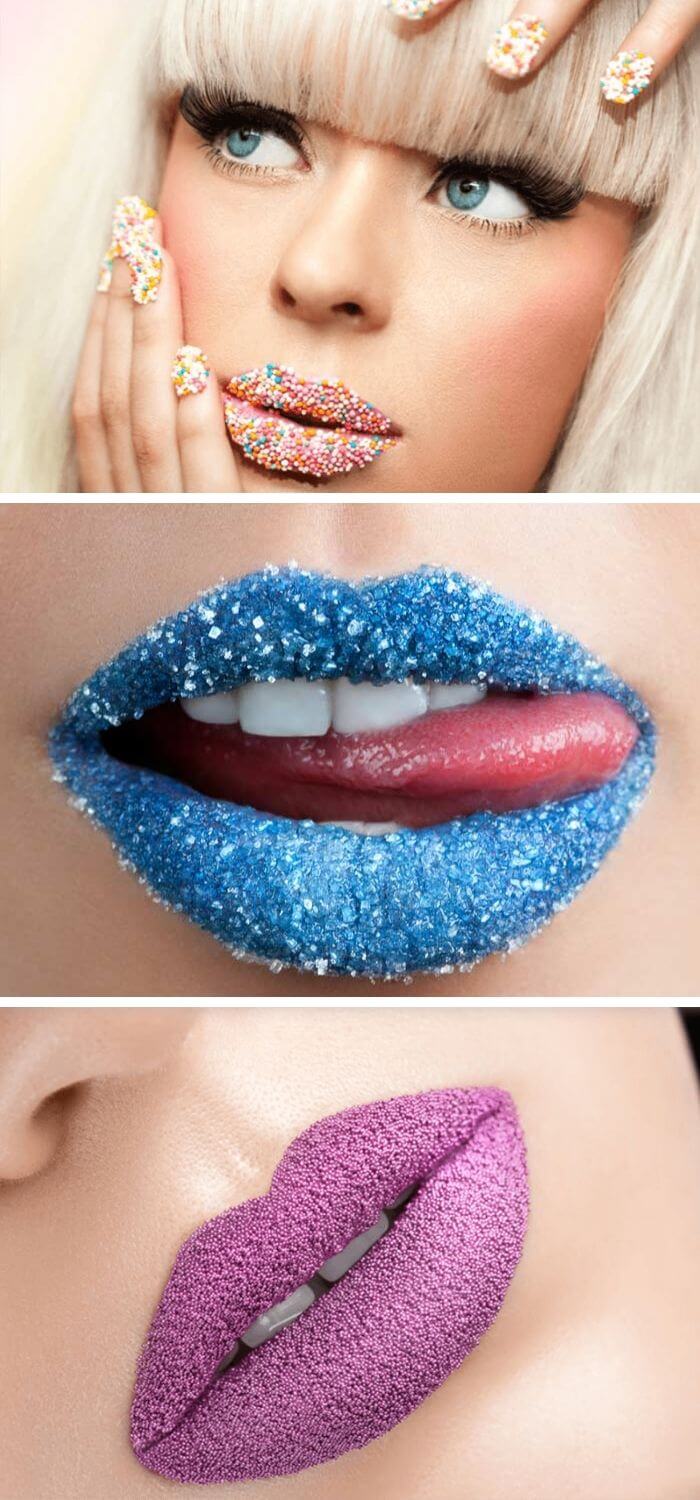 6 Creative Lipstick Tutorials and Lip Art Ideas