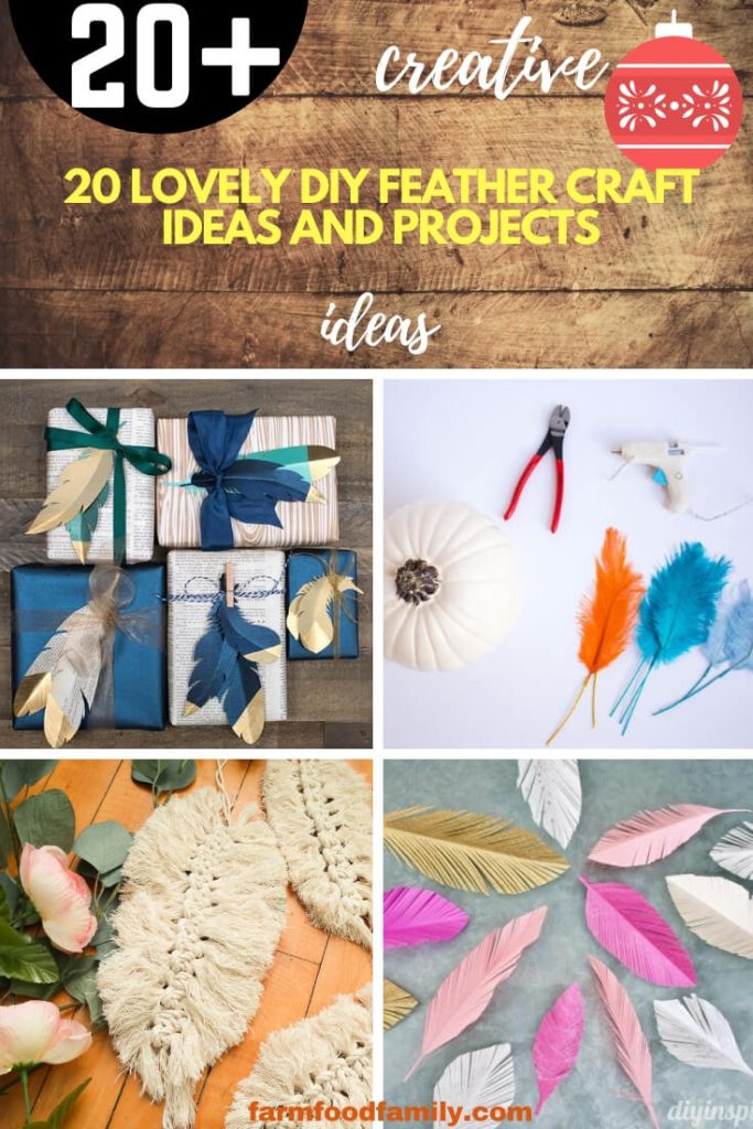 Lovely DIY Feather Craft Ideas and Projects 1