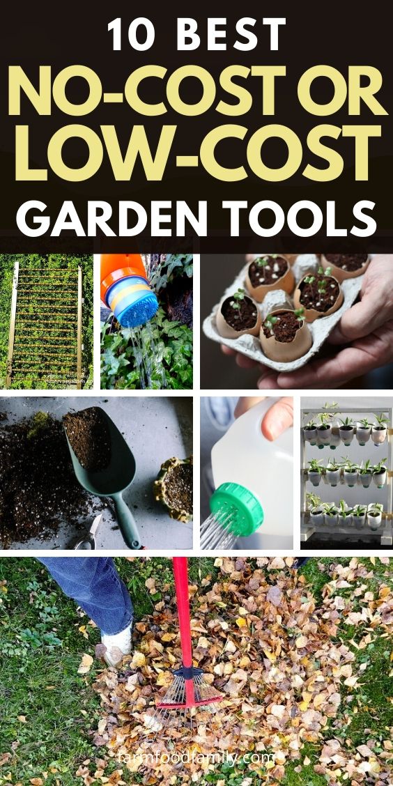 best no cost low cost garden tools