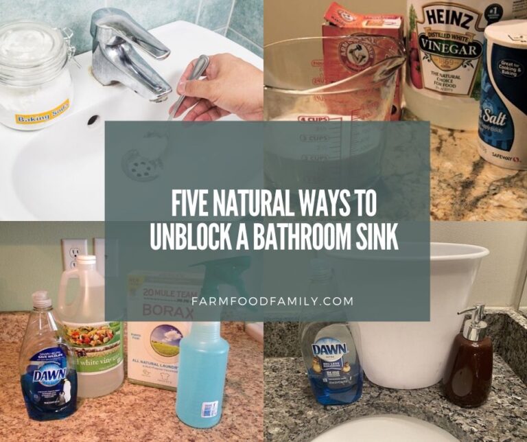 Ditch the Chemical Detergents – Five Natural Ways to Unblock A Bathroom Sink