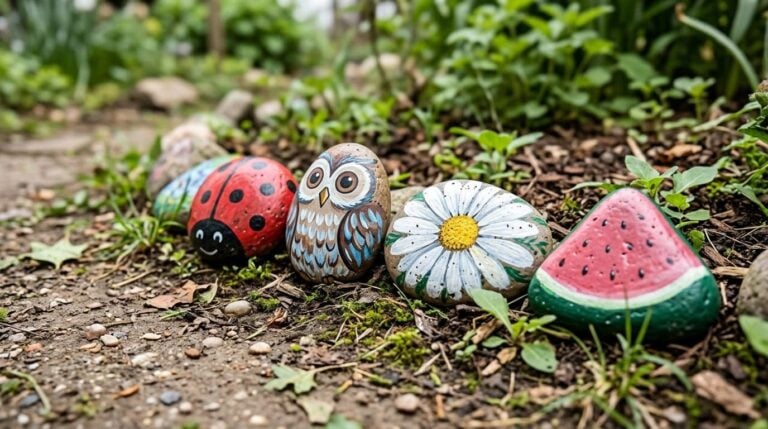 20 Colorful DIY Painted Rock Ideas That Last Outdoors (and Where Not to Hide Them)