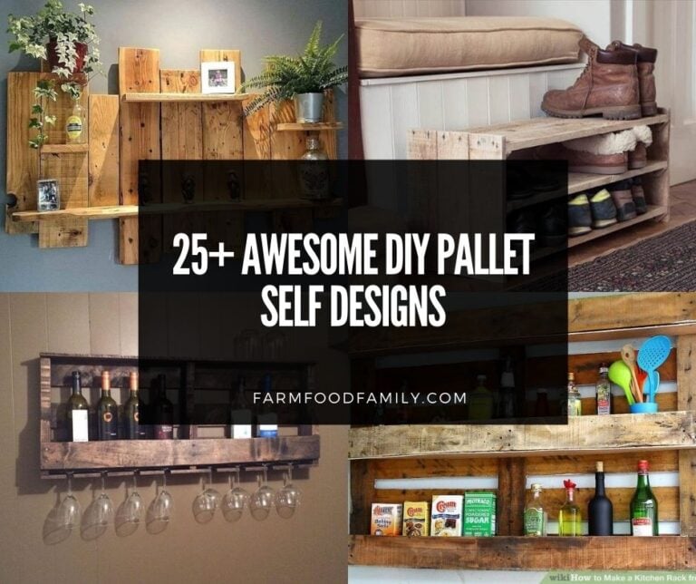 25 Creative DIY Pallet Shelf Ideas and Designs
