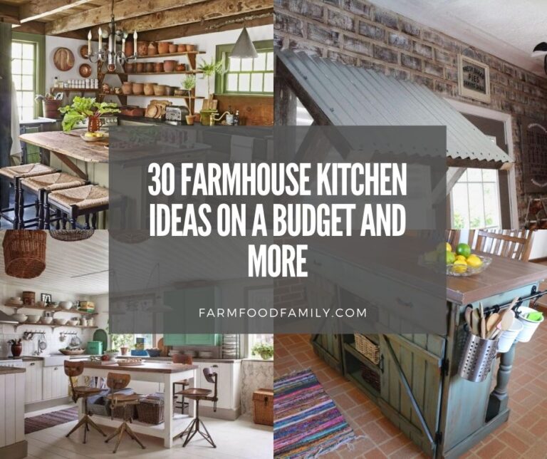 30 Farmhouse Kitchen Ideas On A Budget And More