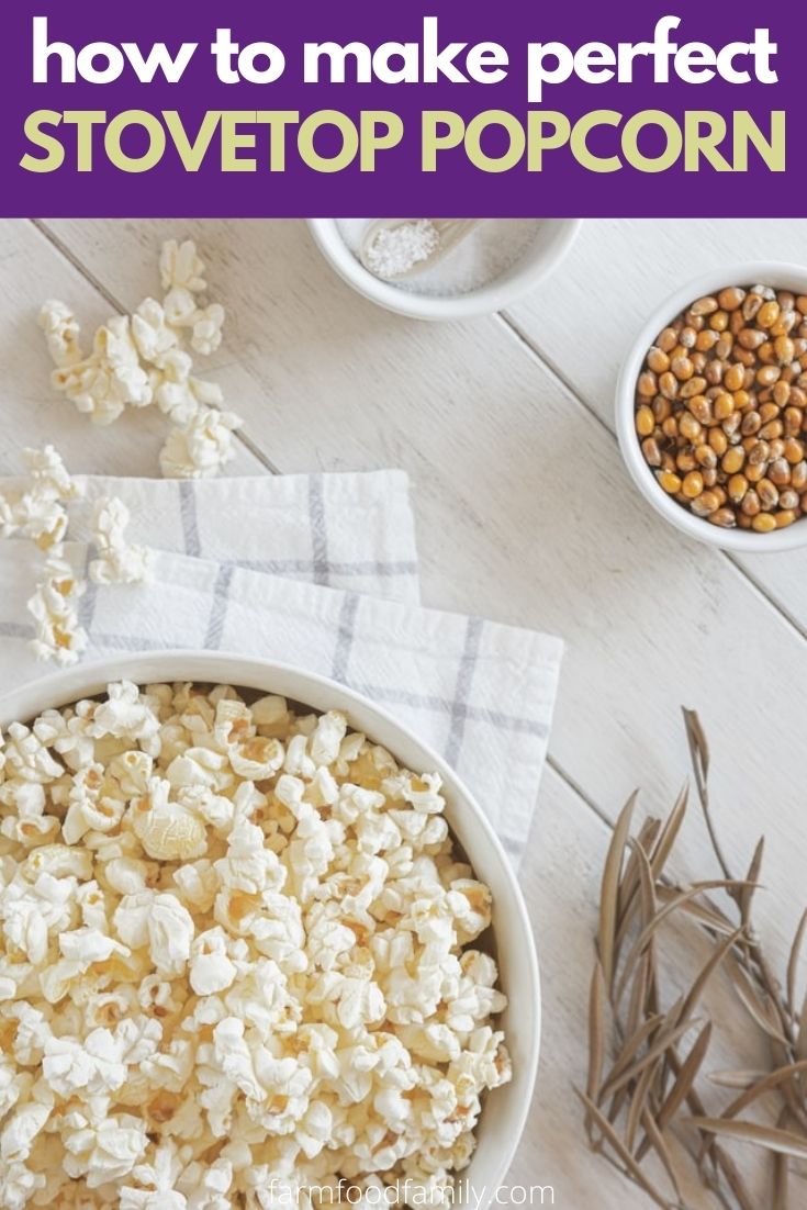 how to make stovetop popcorn at home