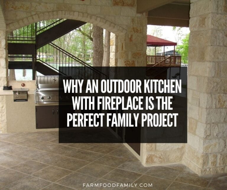Why an Outdoor Kitchen with Fireplace is the Perfect Family Project