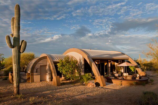 Desert Themed Quonset Huts