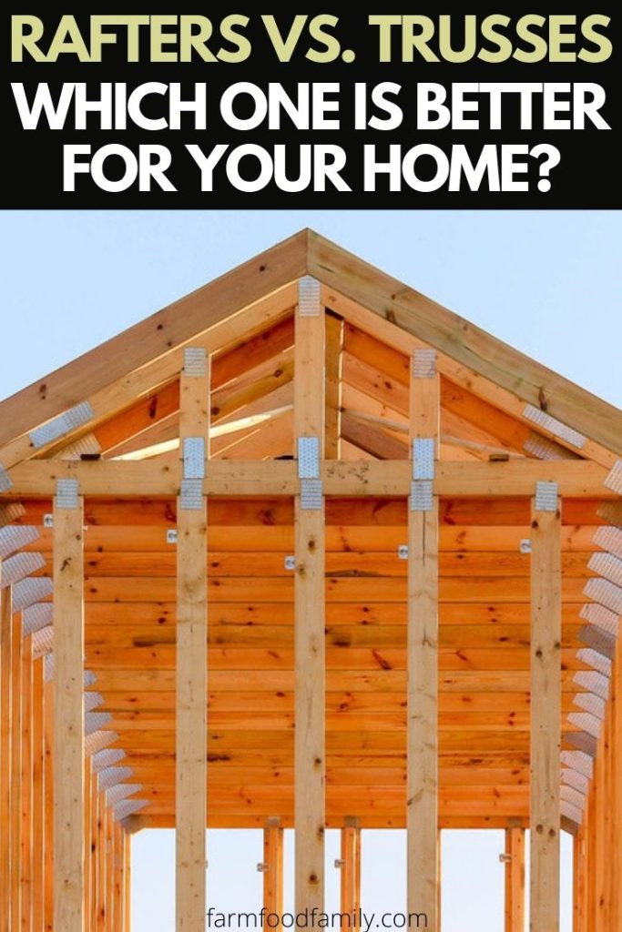 difference between rafters vs trusses