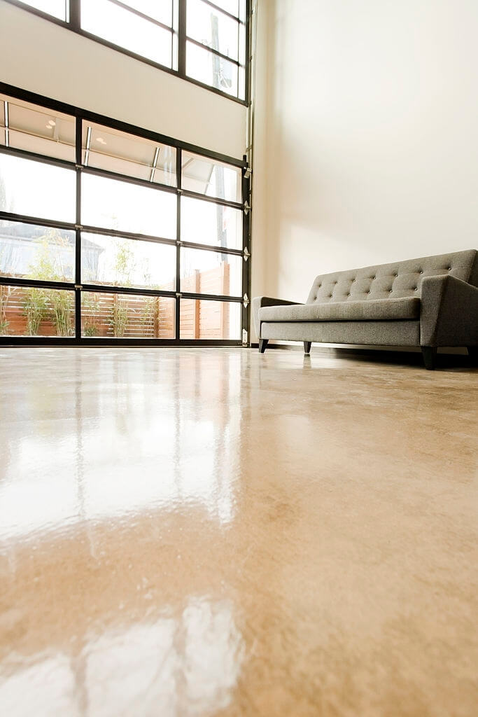 15 polished concrete floor