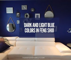 darkand light blue color in feng shui