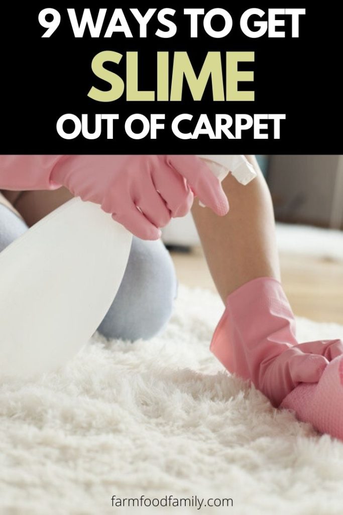 how to get rid of slime out of carpet