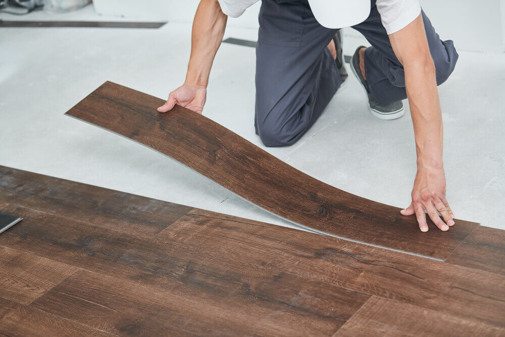 Installing vinyl flooring