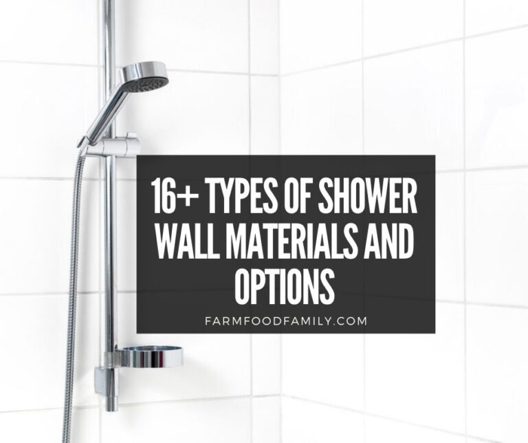 16 Types Of Shower Wall Options and Materials and Tile Alternatives for Your Shower Wall