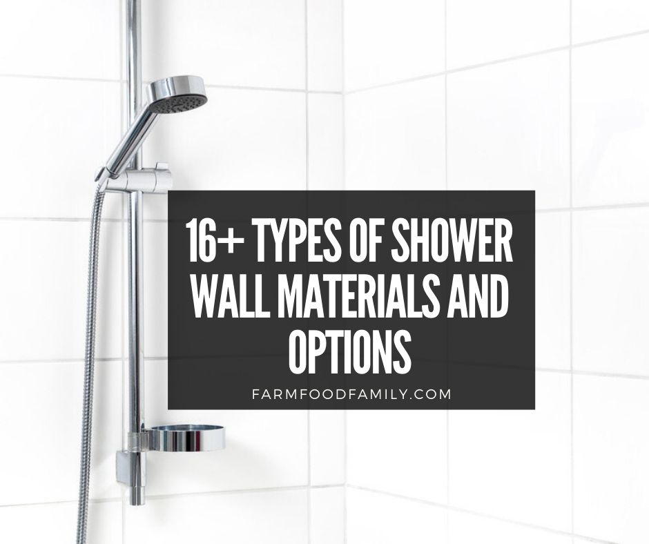 What Is The Best Material For Shower Walls 16 Options And Pros Cons - What Material To Use For Bathroom Walls