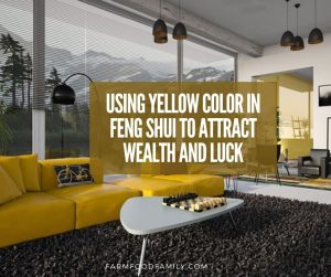 yellow color in feng shui