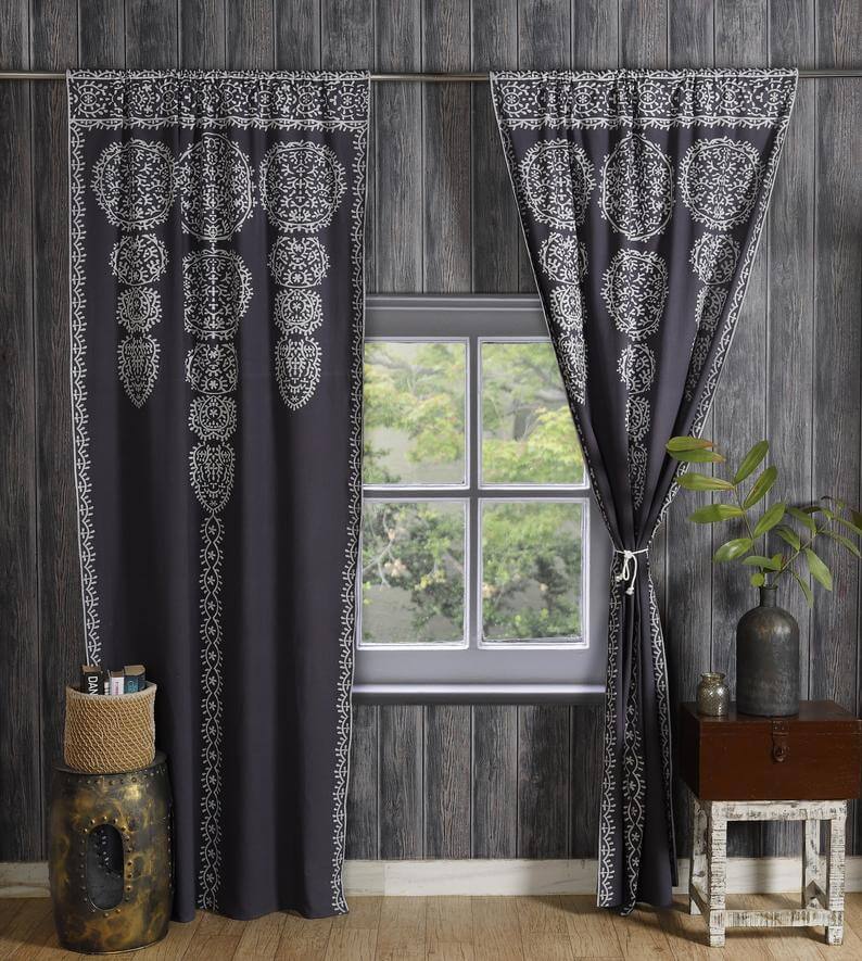 28 curtains go with gray walls
