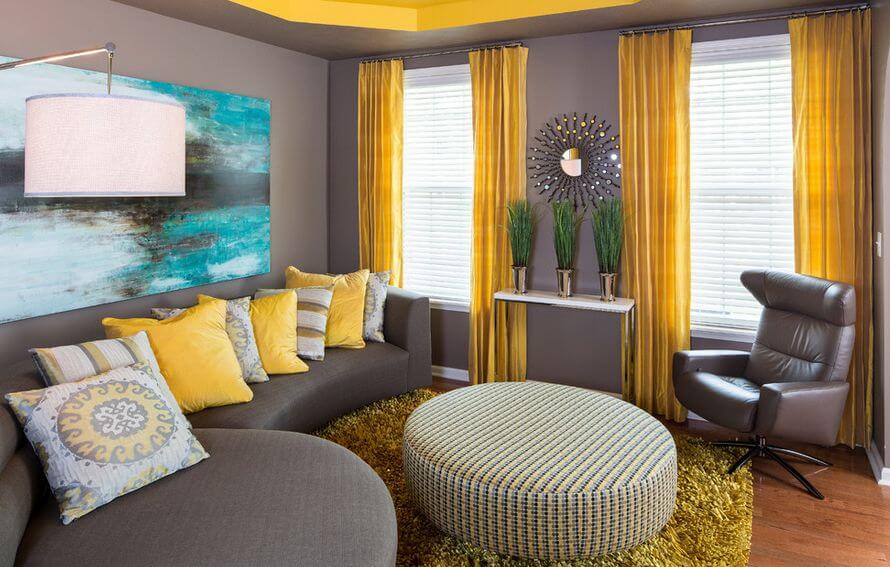 Color Curtains Go Best With Gray Walls, What Color Curtains Go With Gray Couch