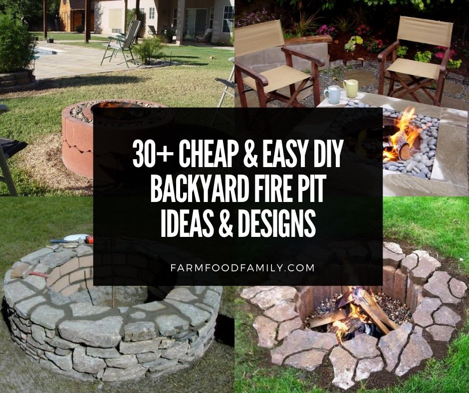 Diy Backyard Fire Pit Ideas For Outdoor, Outdoor Fire Pit Seating Ideas Diy