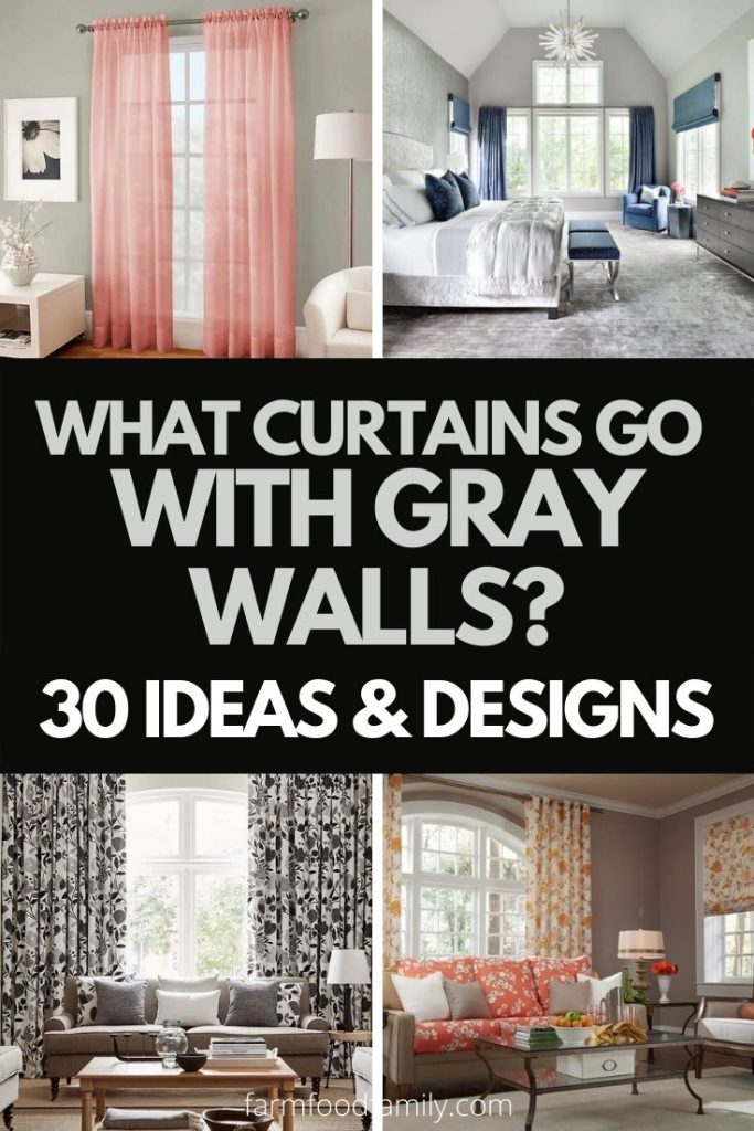 curtains go with gray walls