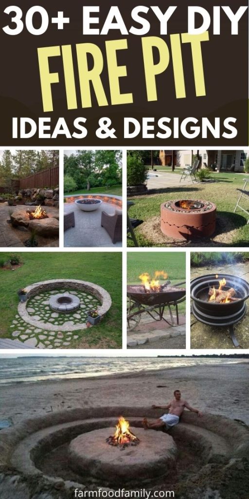 easy diy fire pit ideas designs