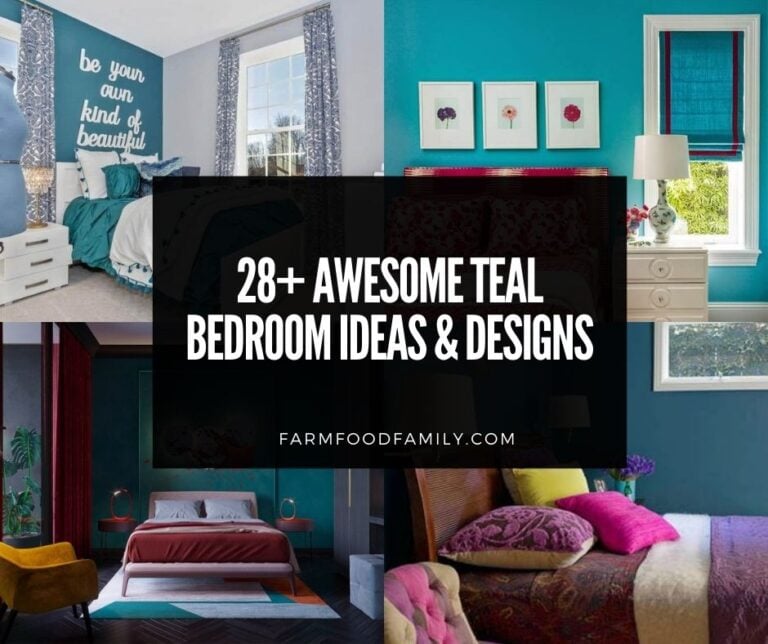 28+ Awesome Teal Bedroom Ideas and Designs (Color Schemes)