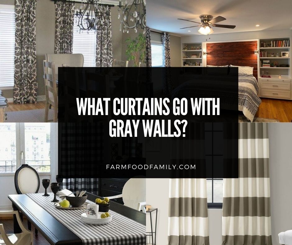 Color Curtains Go Best With Gray Walls, Best Color Curtains For Kitchen