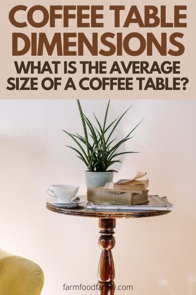 A Coffee Table Dimensions, What Is The Standard Size Of A Round Coffee Table