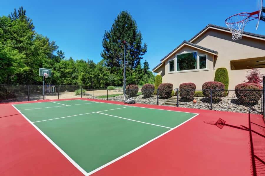 A Full Basketball Court Luxury