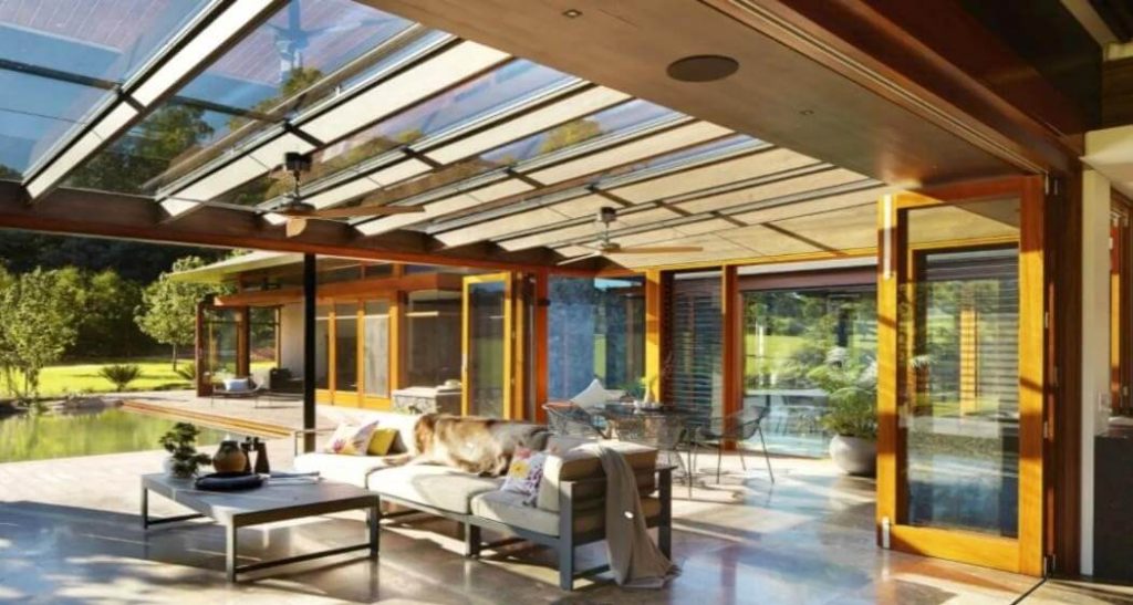 12 glass metal porch ceiling ideas