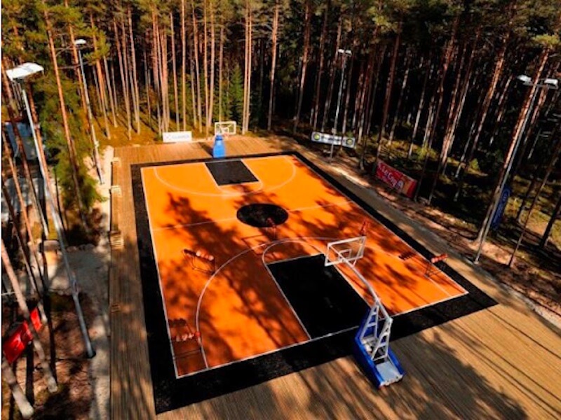 A Backyard Resort Court