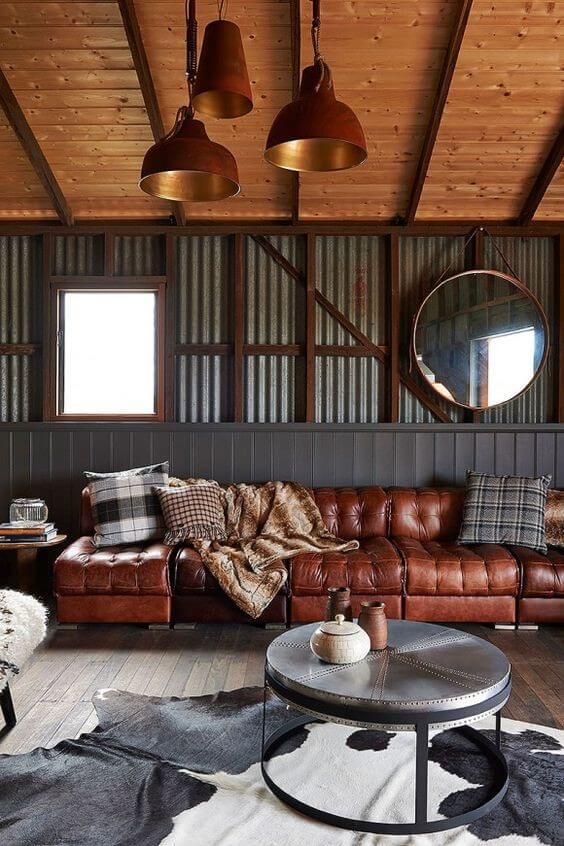 17 dark brown leather sofa decorating ideas