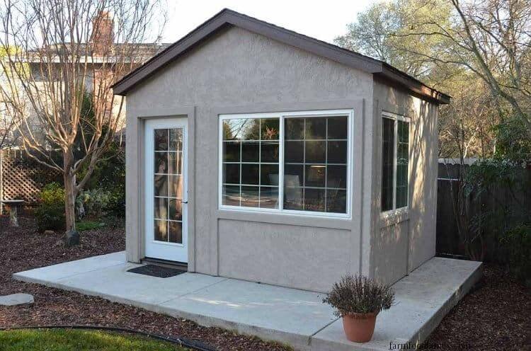 Prefab backyard office shed