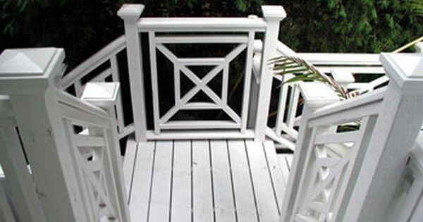 2 geometric symmetry porch railing ideas 1