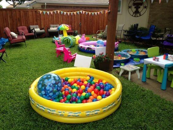 Playground backyard party