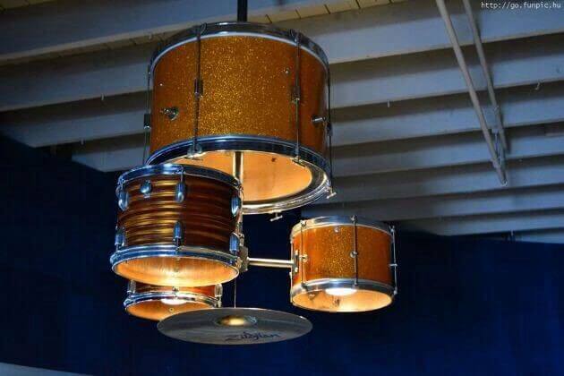Drum chandelier lighting